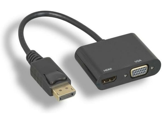 Fast Asia Adapter-konvertor Display port na HDMI+VGA
