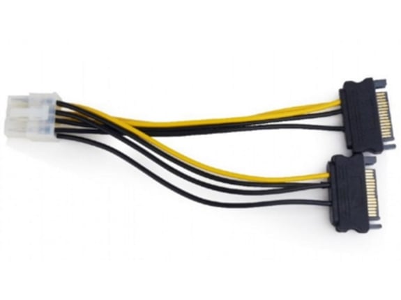 E-Green Naponski adapter za PCI-E VGA 8-pin -2x Sata