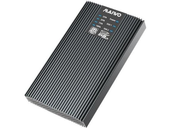 Maiwo Eksterno dual klon kućište USB-C na 2 x M.2 NVMe/SATA SSD K2022CL