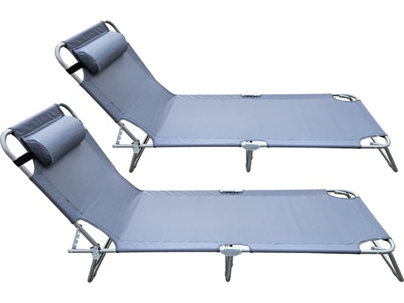 Rio Baštenski set dve ležaljke sa jastukom