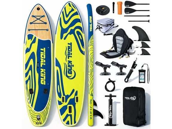 Tidal King SUP Daska na naduvavanje Premium XXL Pro 365x89x15cm