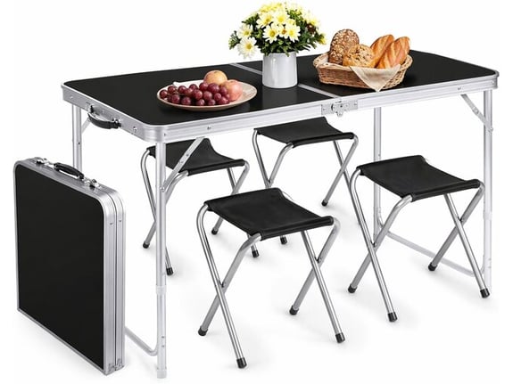 Shoppster Sklopivi set za kampovanje HH01, sto i 4 stolice