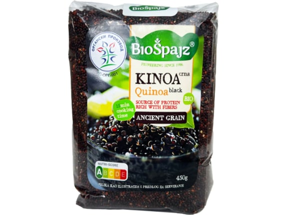 Bio Špajz Kinoa crna organic 450gr