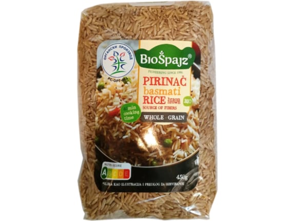 Bio Špajz Pirinač basmati organic 450g