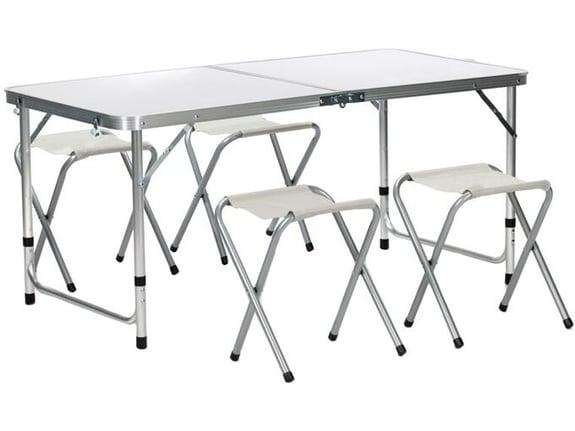 Savacoop Kamp set sklopivi (sto i 4 stolice)