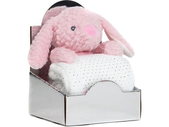BBO Set igračka + ćebence B230318 Pink Rabbit