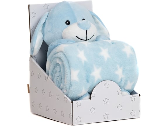 BBO Set igračka + ćebence B200002 Blue Dog