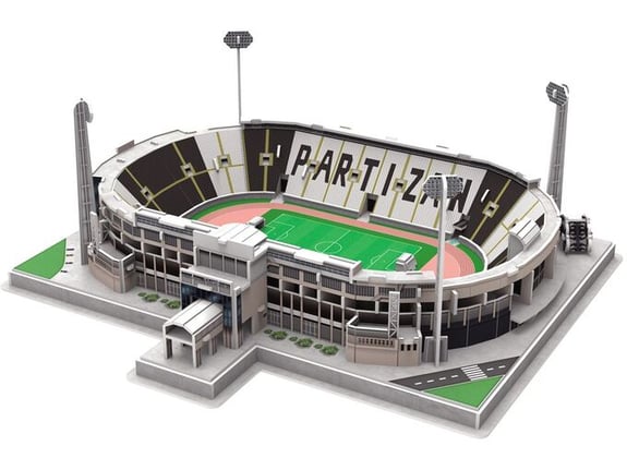 Shopito 3d puzle Fudbalski stadion Partizan