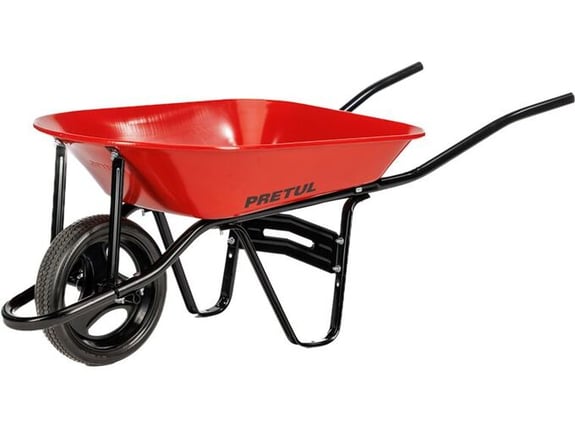 Truper Čelična kolica sa stabilizatorima - puna guma 65L Pretul