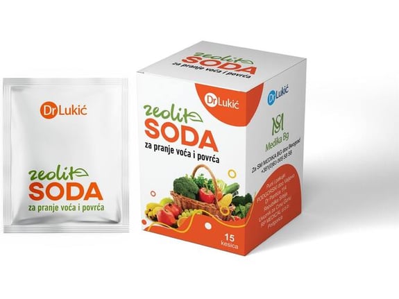 Dr Lukić Zeolit Soda voće 75g 15 kesica