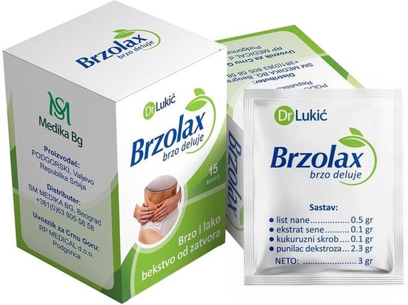 Dr Lukić Brzolax 45g 15 kesica