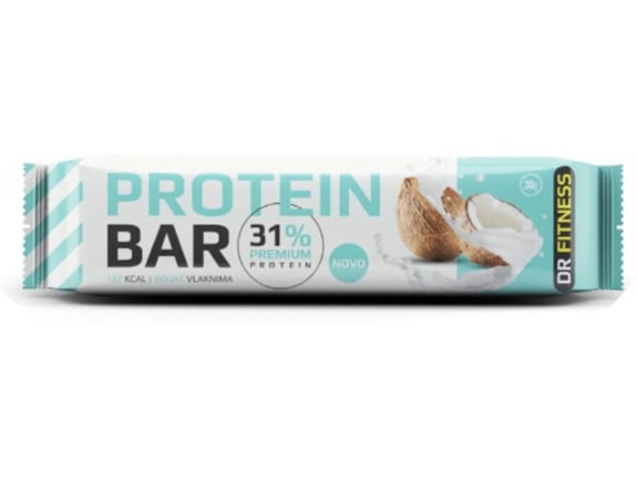 Dr Fitness Protein bar kokos 30gr