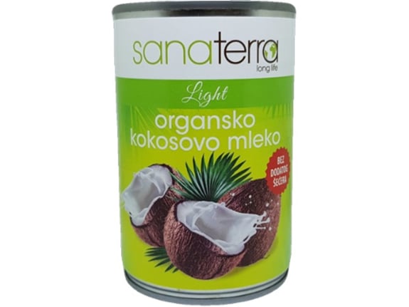 Sanaterra Mleko Org Kokosovo 400ml