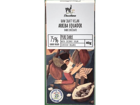 Chocollama Aribba crna cokolada 75% org. 40gr