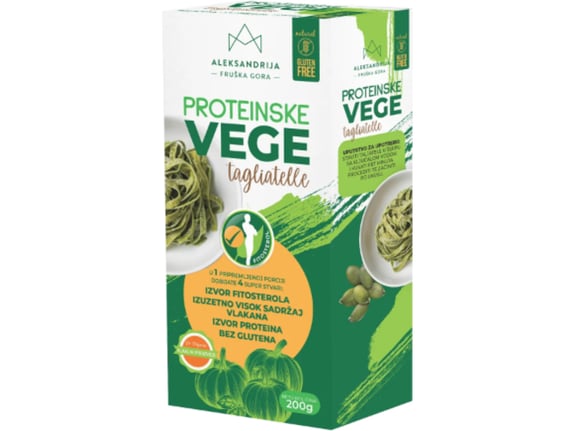 Aleksandrija Protein vege tagliatelle gf 200gr