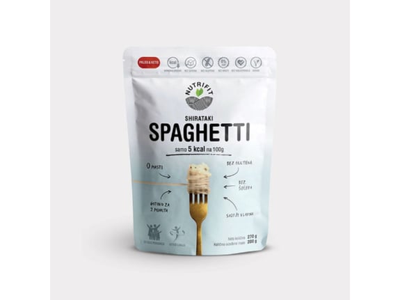 Nutrifit Testenina bez kalorija spaghetti 250gr