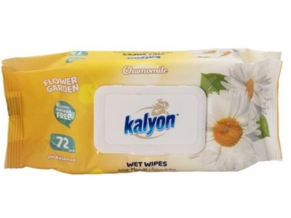 Kalyon Vlažne maramice flower garden kamilica 72 koma