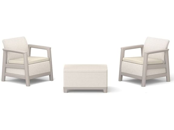 Keter Baštenska garnitura Scandi Linea sa box stolom CU 264044