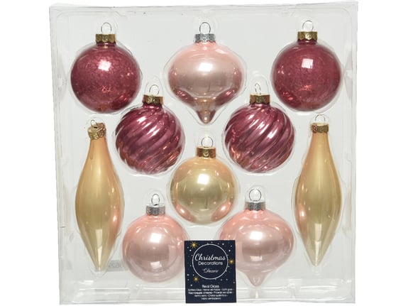 Stakleni novogodišnji nakit