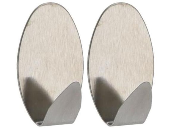 Tendance Set 2 ovalne kukice 3M metal 3,5x2x5,2cm