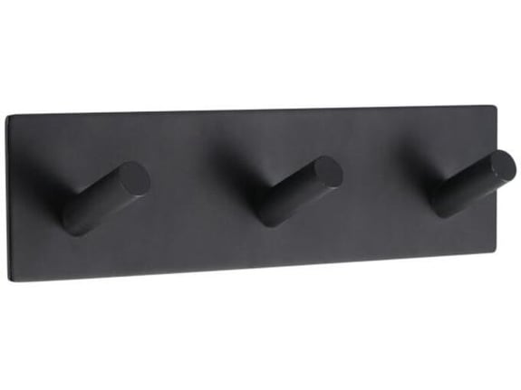 Tendance Zidni četvrtasti čiviluk sa 3 kukice 3M metal 18x3x4,5cm