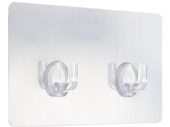 Tendance Kukica dvostruka samolepljiva PS/PVC 8x2x14,5cm