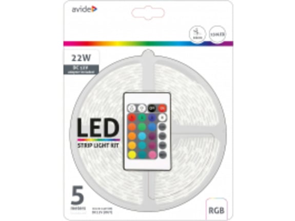 Avide Led traka SMD RC 5m 1650lm 7.2W 30
