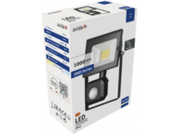 Avide Reflektor sa senzorom Slim PIR LED SMD 820 lm 6K IP44 10W