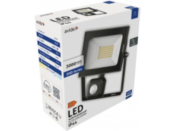 Avide Reflektor sa senzorom Slim PIR LED SMD 2270 lm 6K IP44 30W
