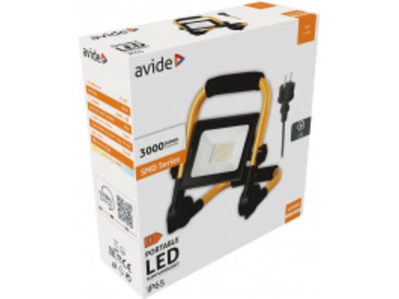 Avide Reflektor na postolju Slim LED SMD 3000lm 4K IP65 30W