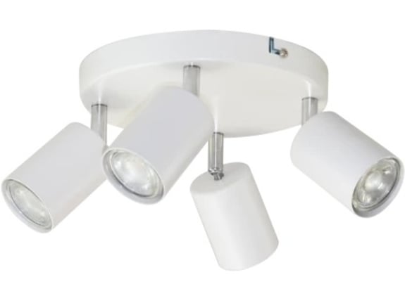 Adviti Plafonska zidna spot svetiljka Rino 4XGU10 IP20