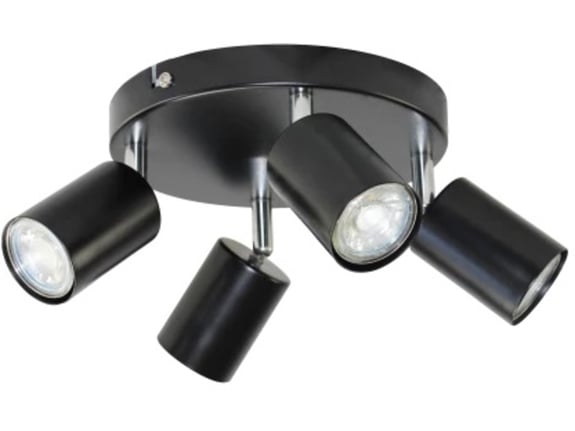 Adviti Plafonska zidna spot svetiljka Rino 4XGU10 IP20