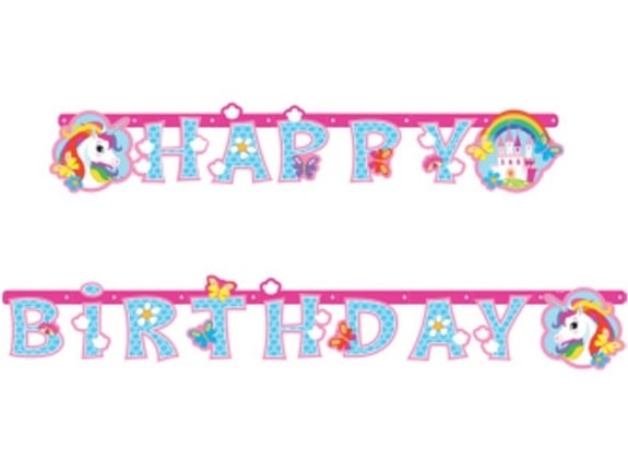 Amscan Baner Unicorn 180x15cm
