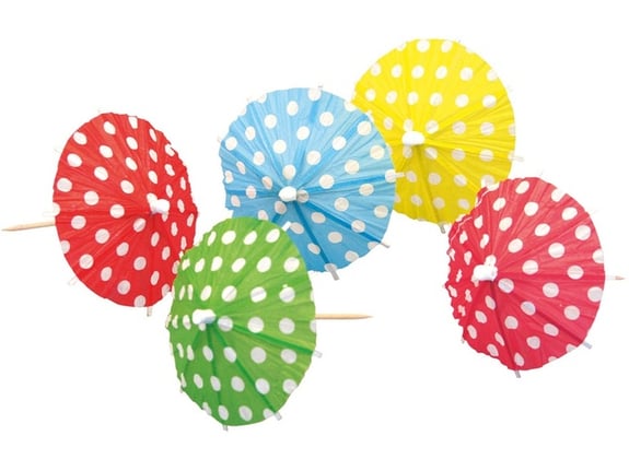 Amscan Kišobrančići koktel 1/10