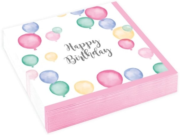 Amscan Salvete Happy BDay pastel 1/20