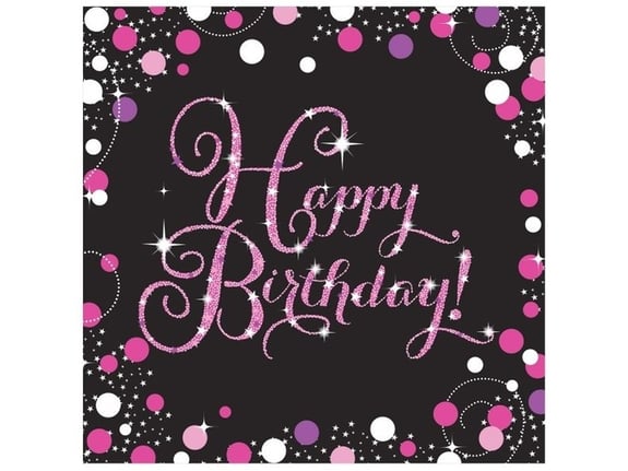 Amscan Salvete Sparkling 1/16