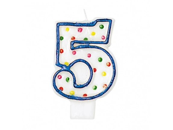 Amscan Svećica Polka 5