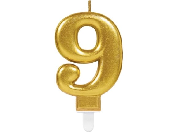 Amscan Svećica Sparkling 9