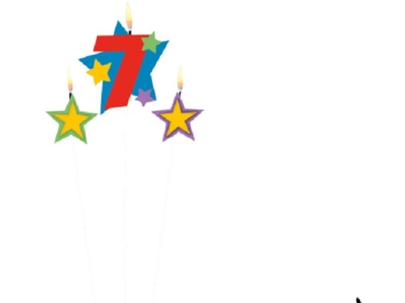 Amscan Svećice zvezdice 7