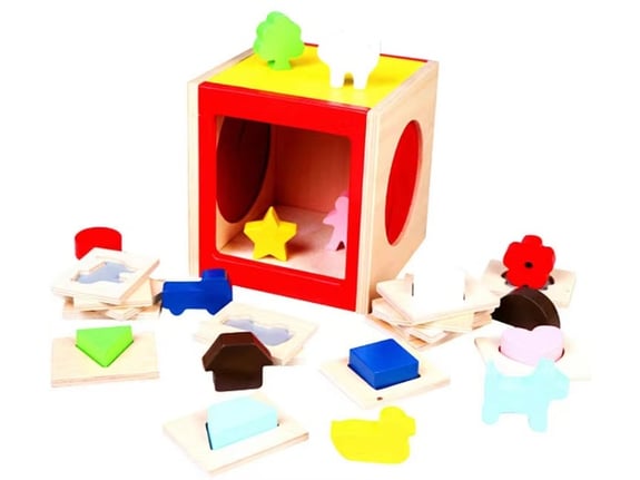 BBO Drvena igračka Kutija pogodi oblik GB-071