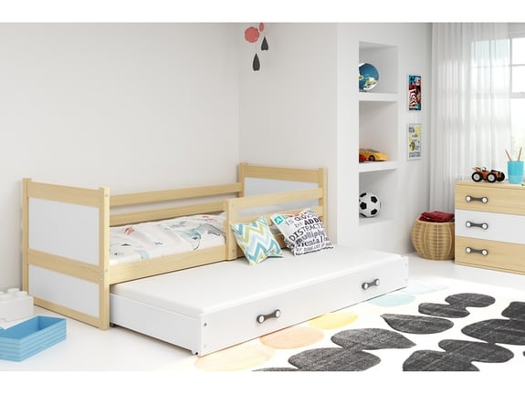 Baloo Krevet za dve osobe Bonny Pine 190x80cm