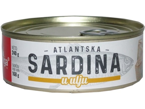 Banga Atlantska sardina u ulju 240g