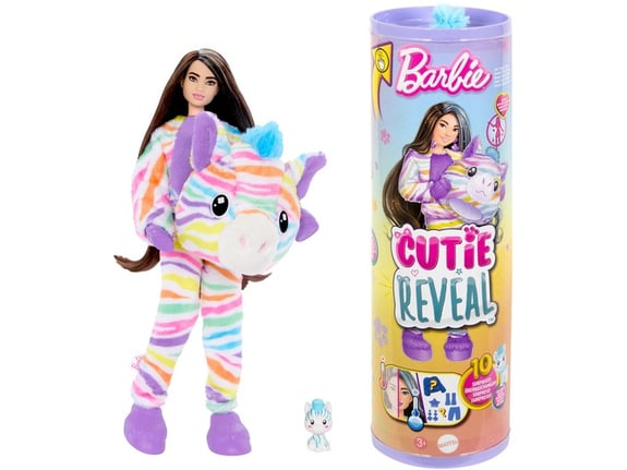 Barbie Cutie reveal zebra