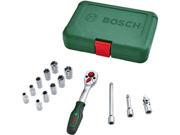 Bosch 14-delni set adaptera za nasadni ključ od ¼ inča 1600A02BY0