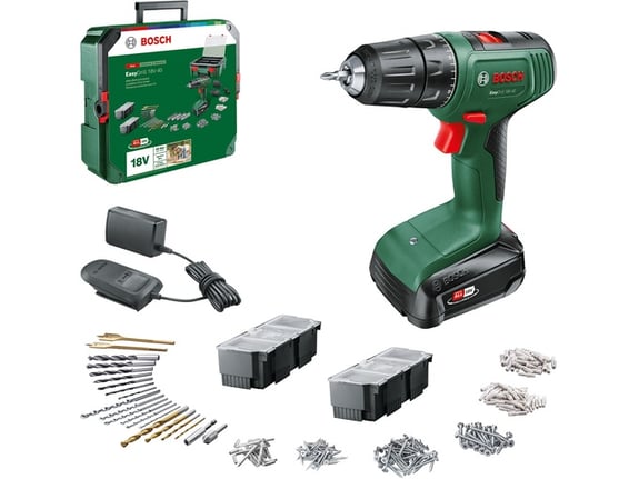 Bosch Akumulatorska bušilica-odvrtač EasyDrill 18V-40 + SystemBox 06039D8006