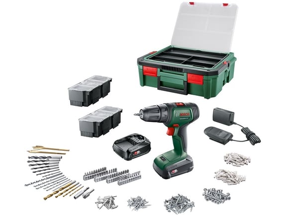 Bosch Akumulatorska bušilica-odvrtač UniversalDrill 18V + SystemBox 06039D4003