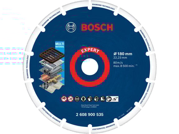Bosch Dijamantski disk za metal Expert 180mm 2608900535