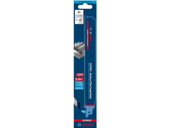 Bosch List S 1155 HHM Medium Thick Tough metal 3/1 Expert 2608900375