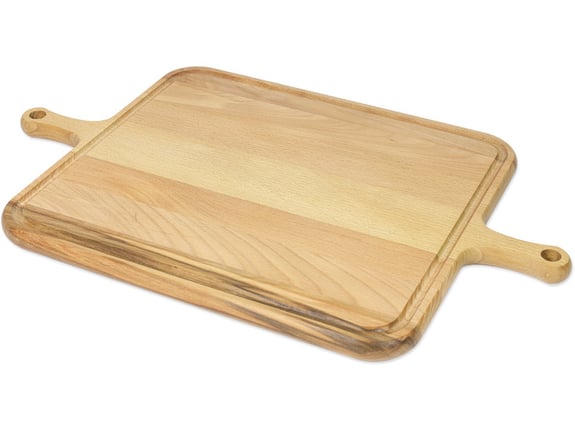 Brezawood Drvena daska za serviranje 35x30 - 2 ručice bukva