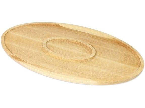 Brezawood Drveni Oval 1 bukva